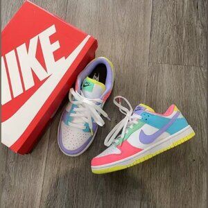 New Nike Dunk Low | Pastel Color - Block, Original Box Included